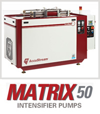 Martix 50 Accustream Waterjet Cutting Machine Intensifier Pump